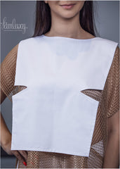 Gold & White Designer Blouse