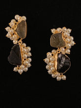 Deena Two Stones Earring