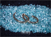 Half Ring Gold Plated Earring