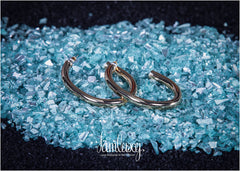Half Ring Gold Plated Earring