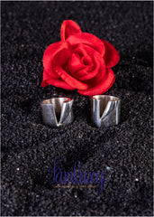 Handmade V Shape Rings Silver 925