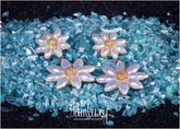 Flower Pearl Gold Plated Earring