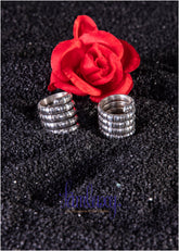 3 Scratch Silver Ring