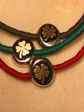 Handmade Silver & Gold clover Bracelet