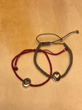 Handmade Silver & Gold heart Bracelet