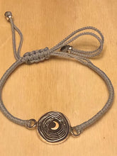 Handmade Silver & Gold Moon Bracelet