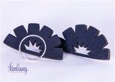 Leather Half Moon Earring