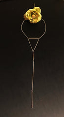 Long Silver Funky Necklace