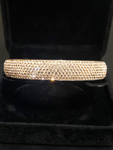 Gold Bangle, Full Stone