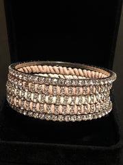 Stylish Bangle With Zirconia Stone ,5 pieces