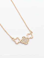 Gold 3 Clover Necklace