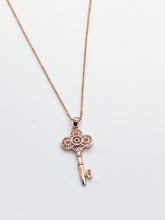 Rose Gold Key Necklace