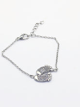 Silver Footprint Bracelet