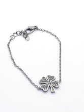 Silver Clover Bracelet