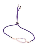 Rose Gold Infinite with Purple Band