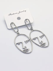 Silver Cross Earrings