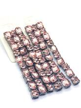 Pink Baguette Earrings