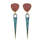 RED SEPTUM EARRINGS