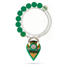 Green Bow Necklace
