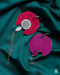 Red Rise Earrings