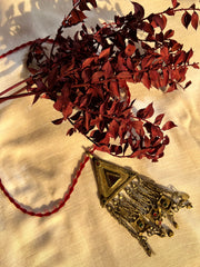 Nickel Silver Long Necklace