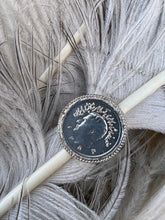 Silver Coin Ring ( Adjustable )