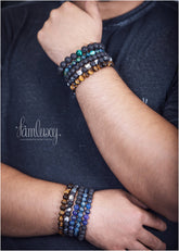 Colorful Adjustable Natural Stone Bracelet