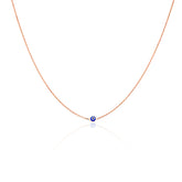 Sterling Silver 925 Single Evil Eye Necklace