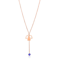 Evil Eye Angle Design Pendant, 925 Sterling Silver Jewelry