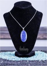 Silver pendent with natural stone