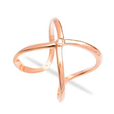 Handmade Zircon Stone Adjustable Ring