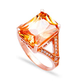 Handmade 925 Sterling Silver Zircon Ring