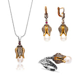 Authentic Handcrafted Turkish Silver Set