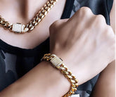 Gold chain set