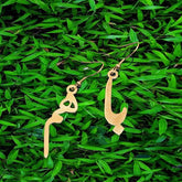 Caligraphy earring (Ba ham)