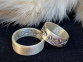 Paired Silver Rings