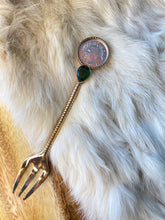 Handmade decor coin fork