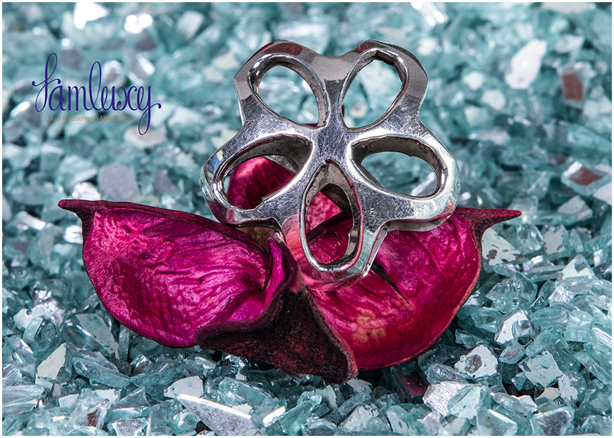 Flower Silver Ring