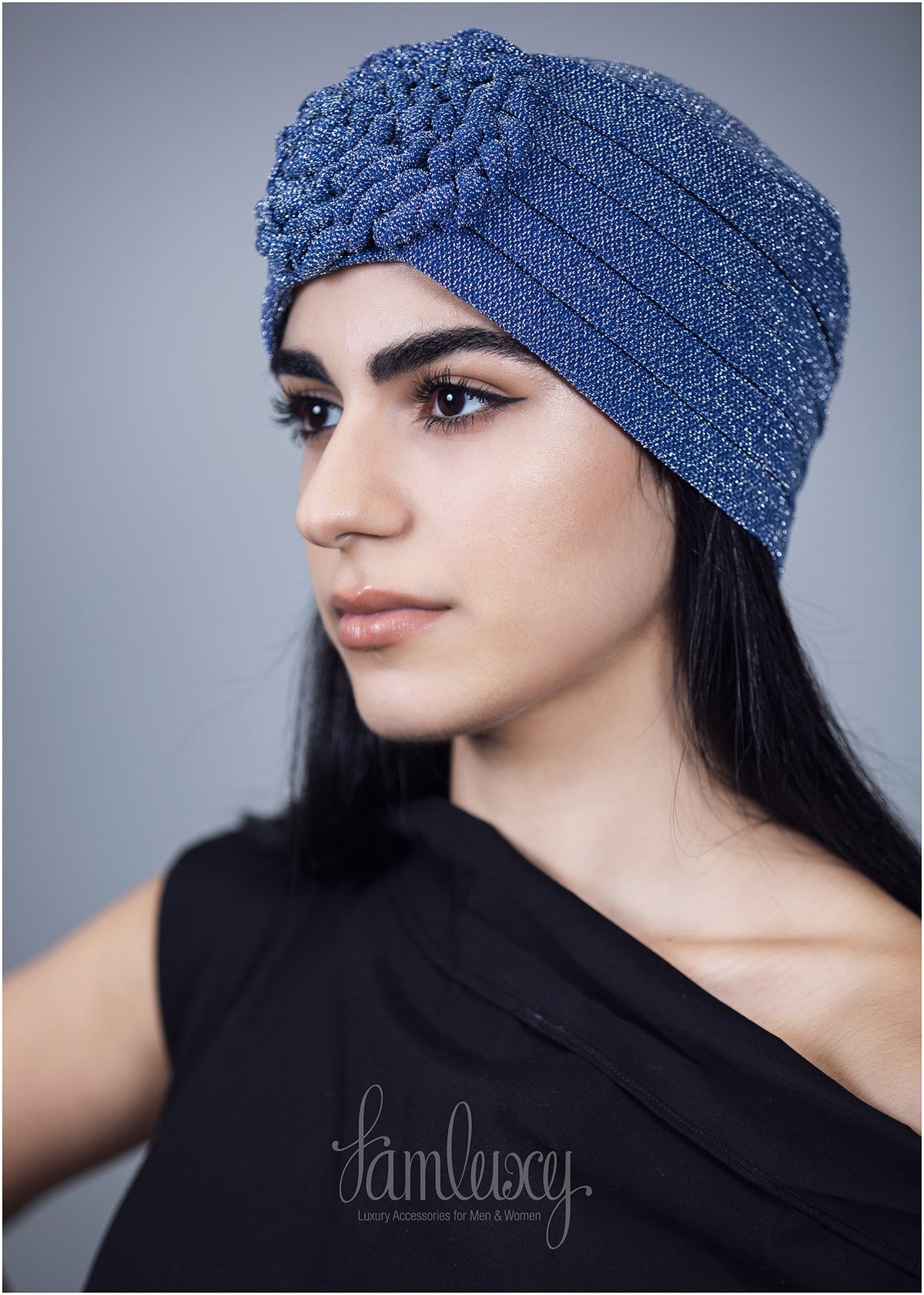 Fashion Designed Shimmery Turban