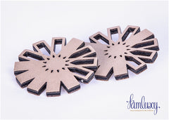 Handmade Leather Earring
