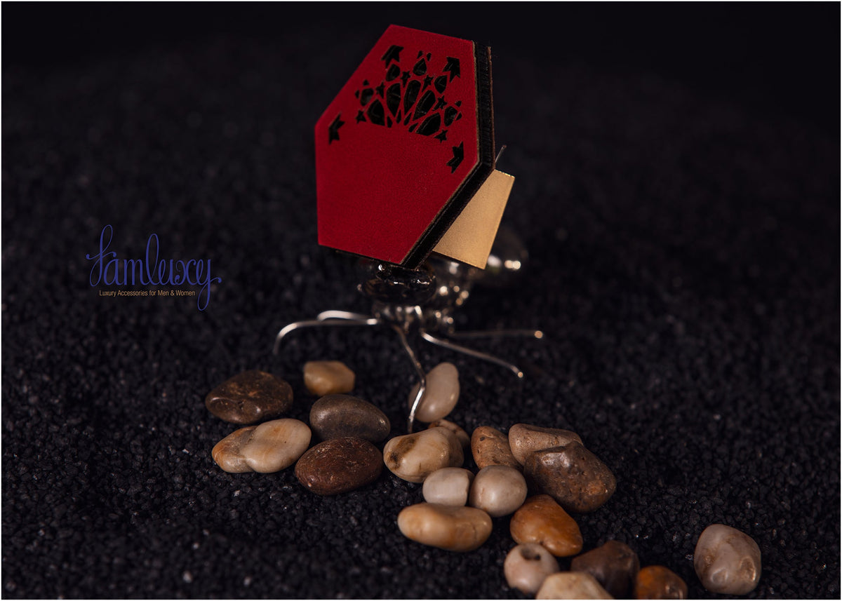 Leather and Metal Harness Ring