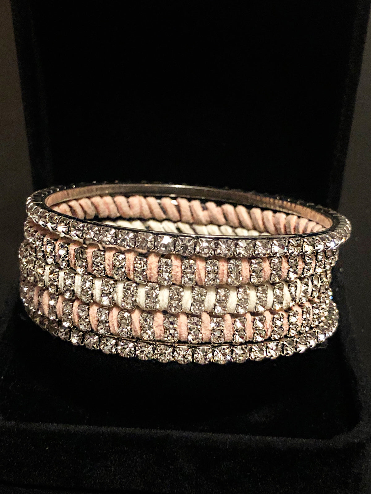 Stylish Bangle With Zirconia Stone ,5 pieces