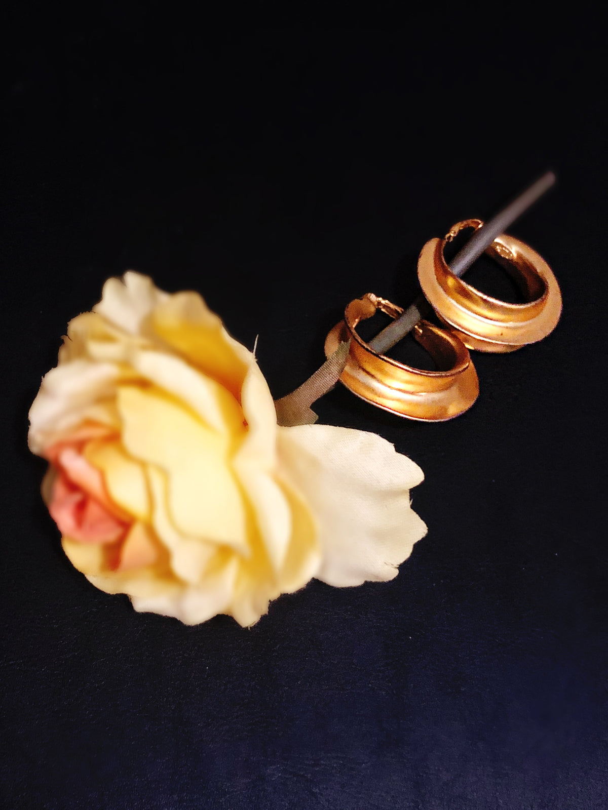 Gold Circle Earring
