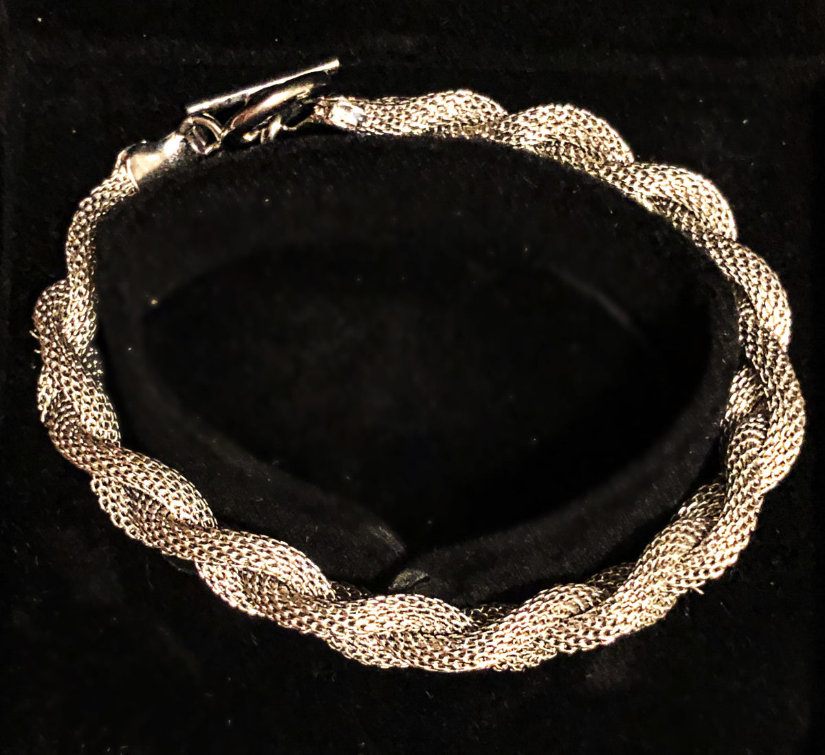 Braided Sterling Silver Bracelet