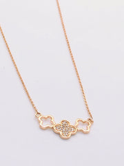 Rose Gold 3 Clover Necklace