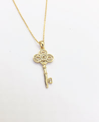 Gold Key Necklace