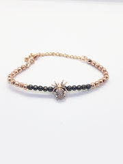 Rose Gold Spider Bracelet