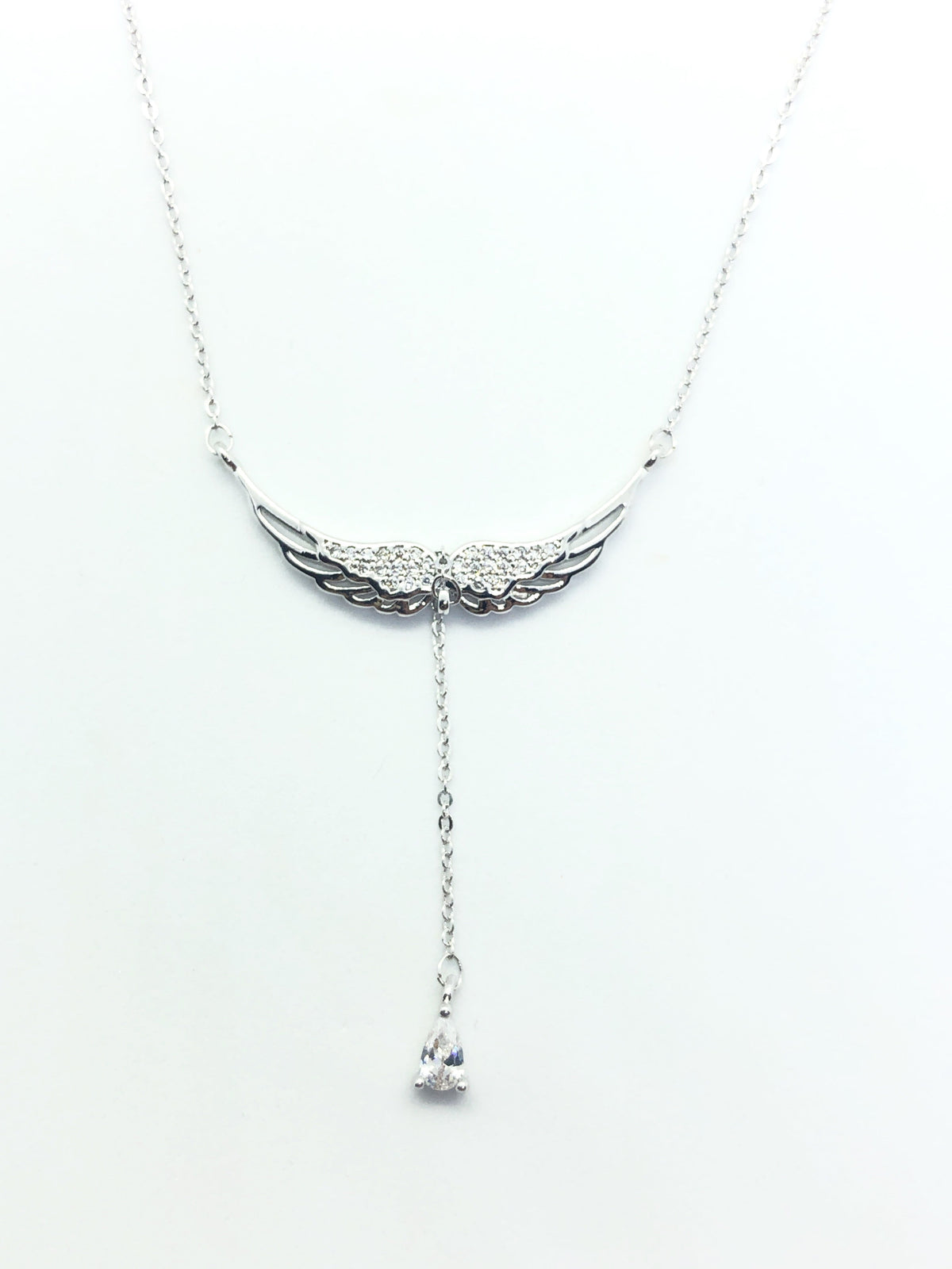 Silver Angel Wings Necklace