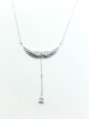Silver Angel Wings Necklace