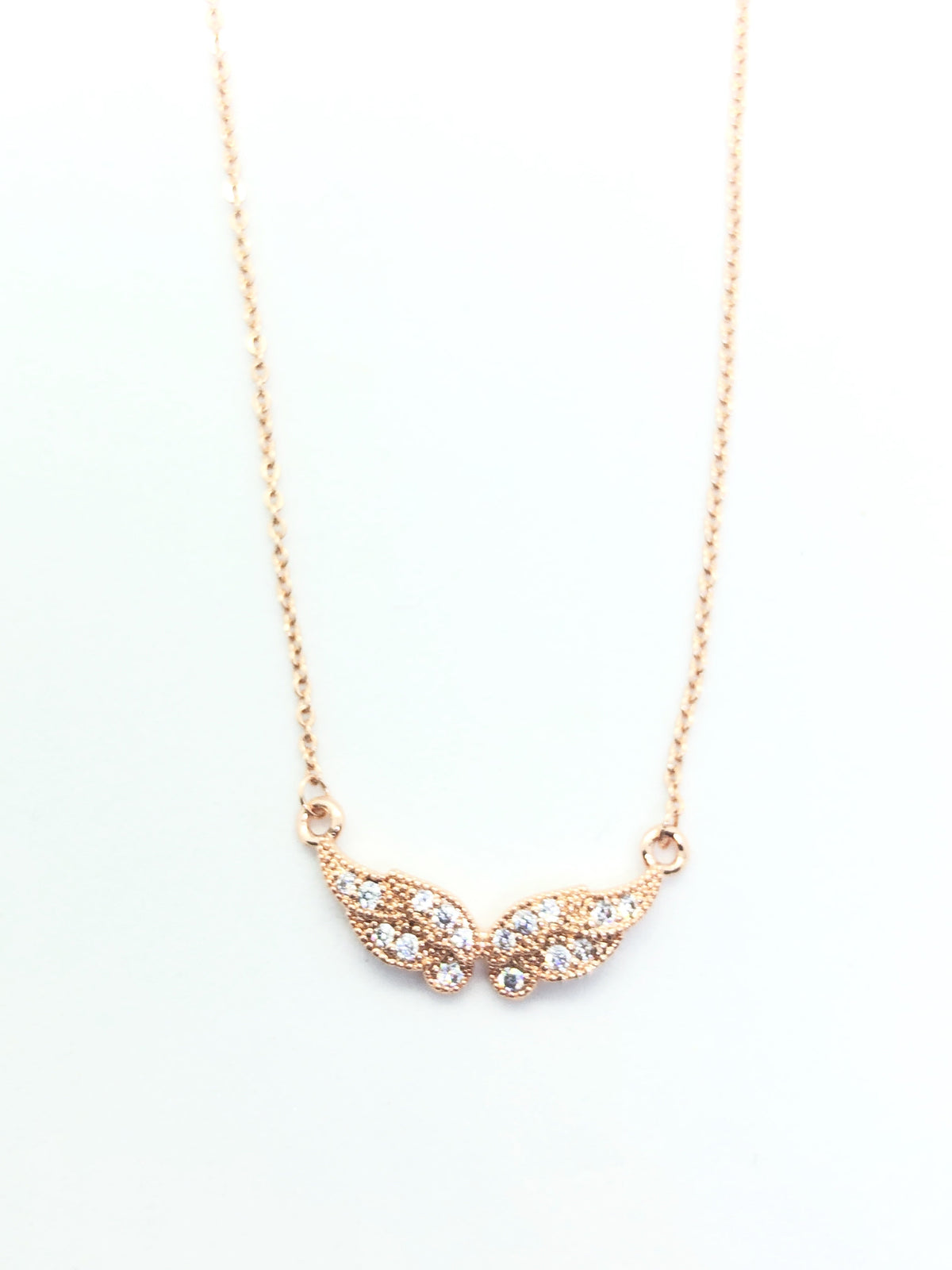 Gold Mini Angel Wings Necklace